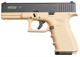 Пістолет стартовий Retay G17 кал. 9 мм. Колір - sand.