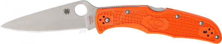 Нож Spyderco Endura4 Flat Ground. Цвет: оранжевый