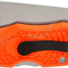 Нож Spyderco Endura4 Flat Ground. Цвет: оранжевый