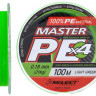 Шнур Select Master PE 100m (салат.) 0.18mm 21kg