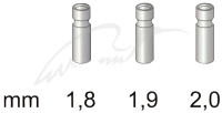 Втулка для резинки Stonfo 3 Metal Tip Guides 1.8мм