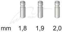 Втулка для гумки Stonfo 3 Metal Tip Guides 1.8mm