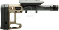 Приклад MDT Skeleton Rifle Stock LITE. Материал - алюминиевый сплав 6061-Т6. Цвет - песочный