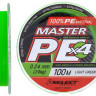 Шнур Select Master PE 100m (салат.) 0.24mm 29kg