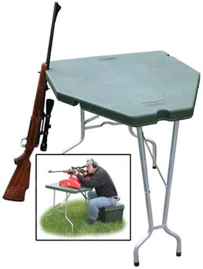 Стол стрелковый MTM Predator Shooting Table. Материал – пластик/алюминий. Цвет – зеленый.