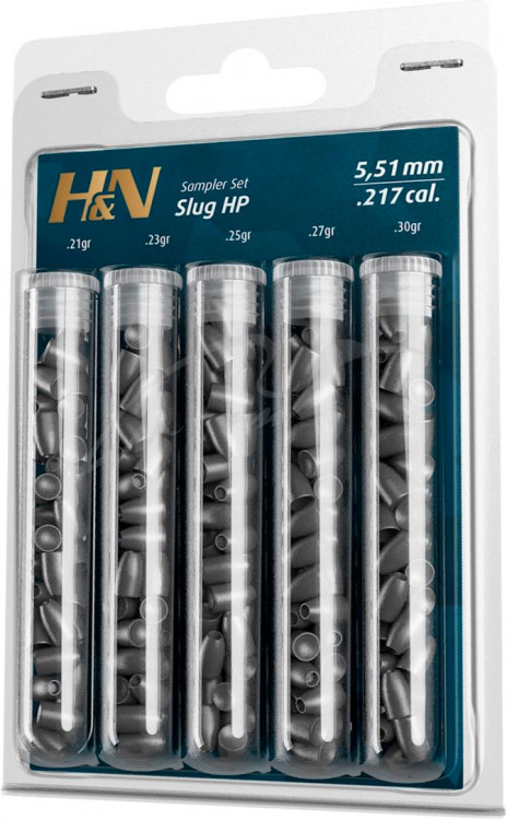 Кулі пневматичні H&N Slug Sampler Test Set. кал. 5.51 мм