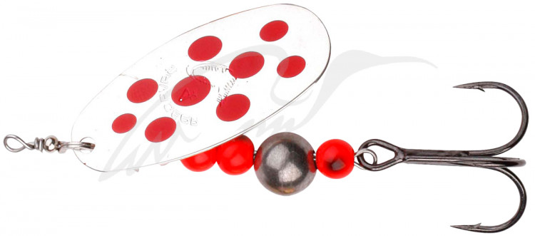 Блесна Savage Gear Caviar Spinner #4 18.0g 04-Fluo Orange & Silver