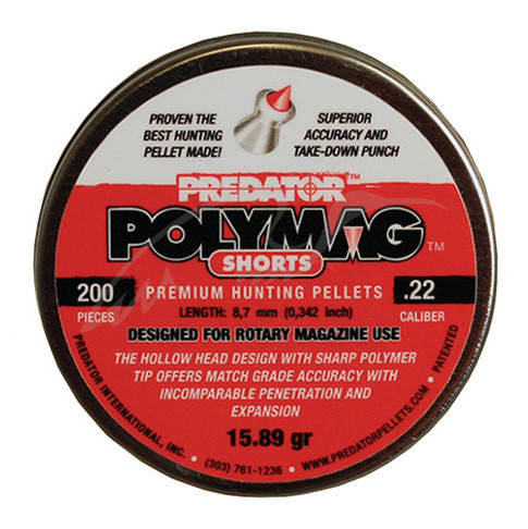 Кулі пневматичні JSB Polymag Shorts. Кал. 5.5 мм. Вага - 1.03 г. 200 шт/уп
