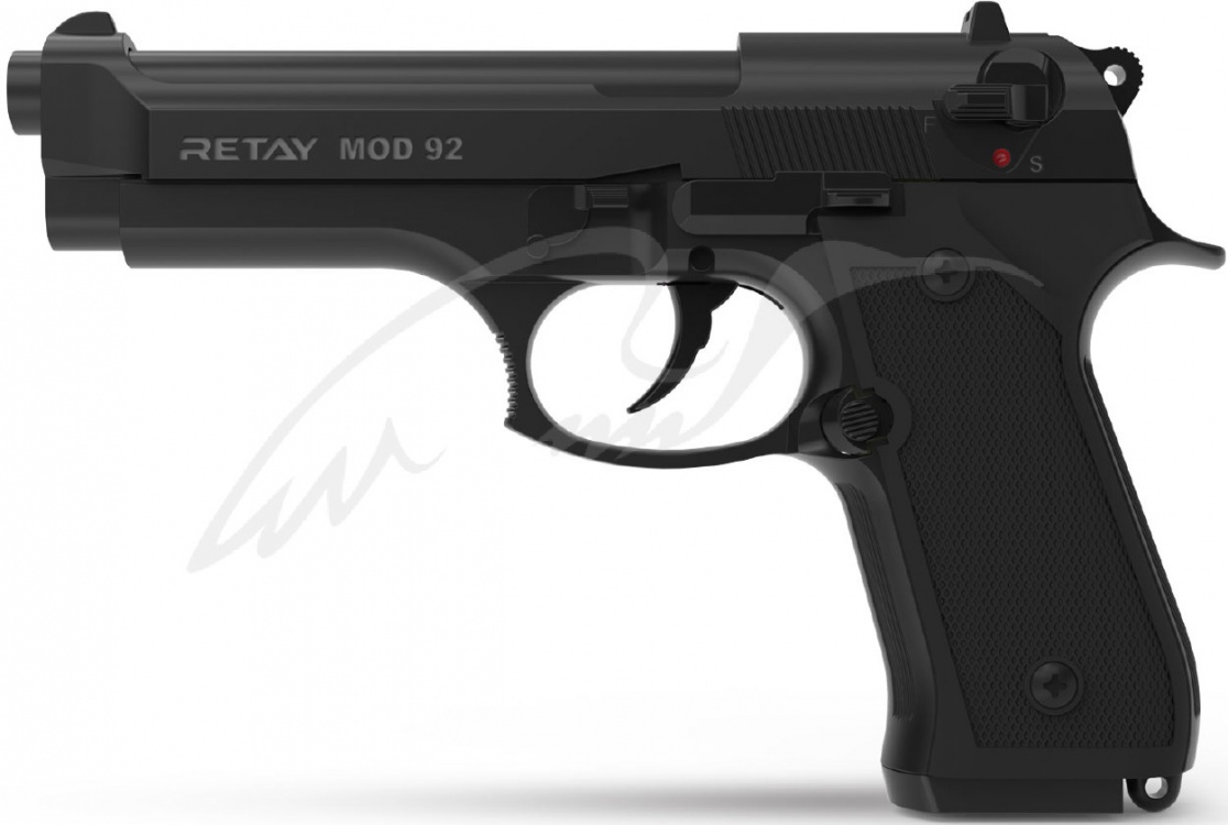 Пістолет стартовий Retay Mod.92 кал. 9 мм. Колір - black.