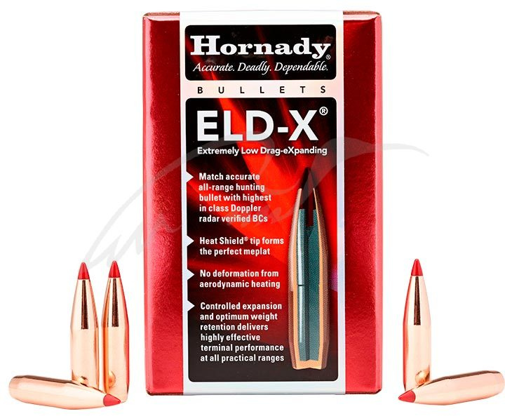 Пуля Hornady ELD-Х кал. 6 мм (.243) масса 5,83 г/ 90 гр