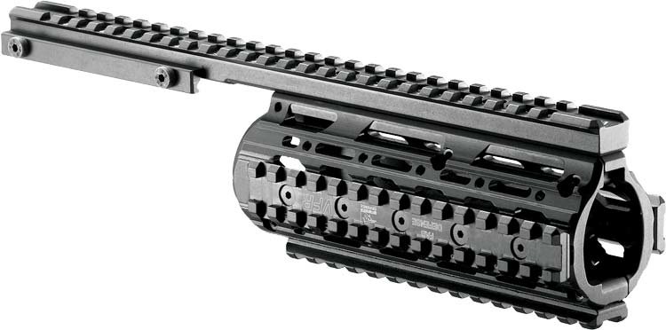 Цівка FAB Defense VFR для вивіш. ствола M4/M16/AR15. Матеріал - алюміній. Колір - чорний