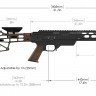 Ложа MDT TAC21 для карабина Tikka T3 Short Action. Материал - алюминий. Цвет - черный