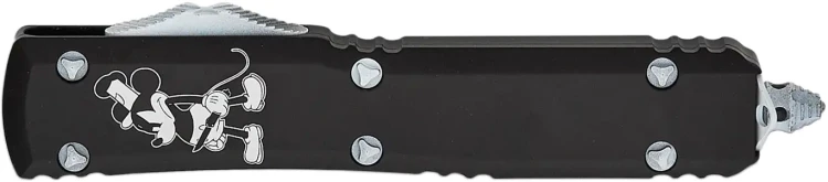 Нож Microtech Ultratech Double Edge Signature Series Steamboat Willie Black