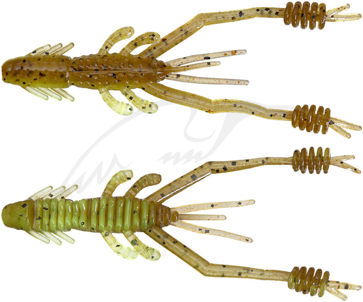 Силикон Reins Ring Shrimp 3" B08 Green Pumpkin Chart Melon (8 шт/уп.) Силикон Reins Ring Shrimp 3" B08 Green Pumpkin Chart Melon (8 шт/уп.)