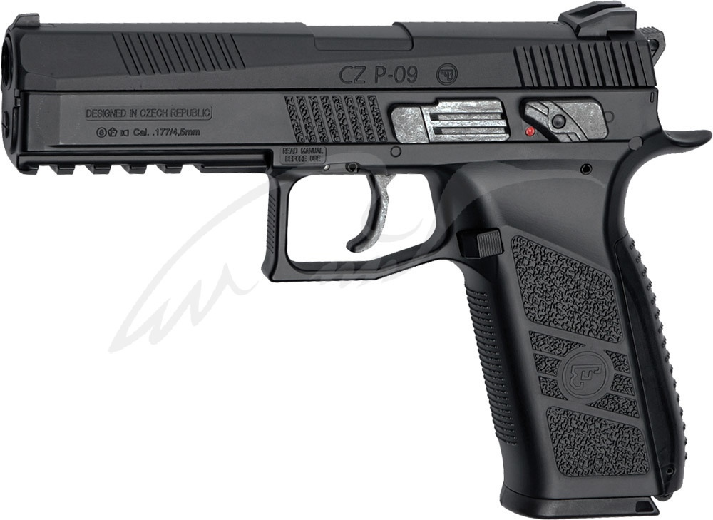 Пістолет пневматичний ASG CZ P-09 Black Blowback Pellet кал. 4.5 мм