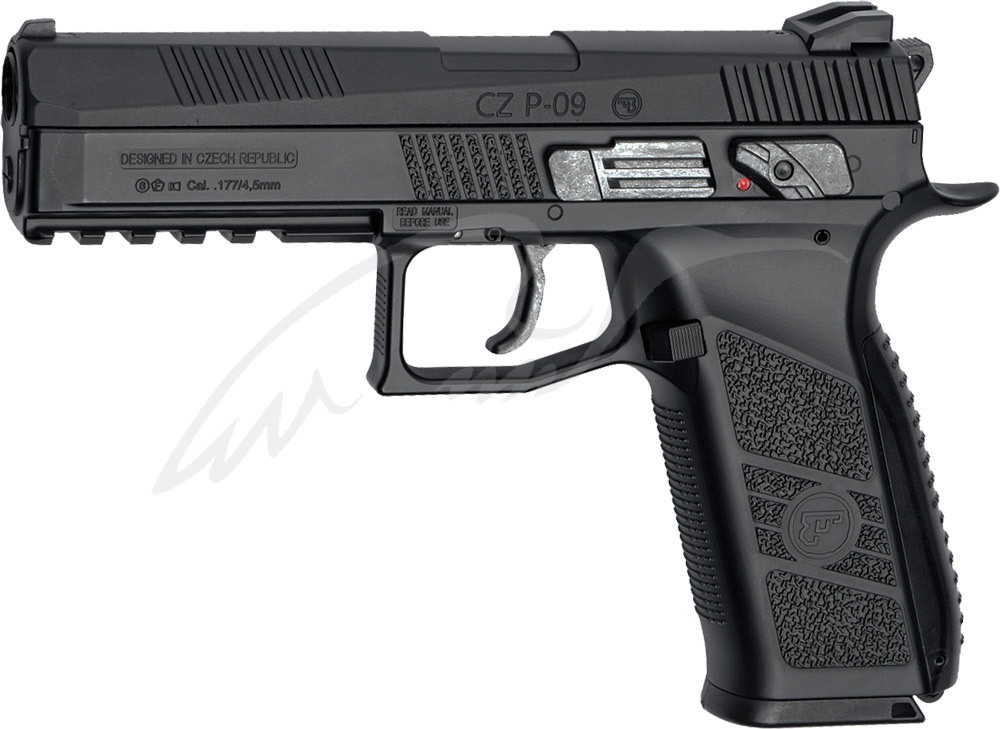 Пистолет пневматический ASG CZ P-09 Blowback. Корпус - металл/пластик