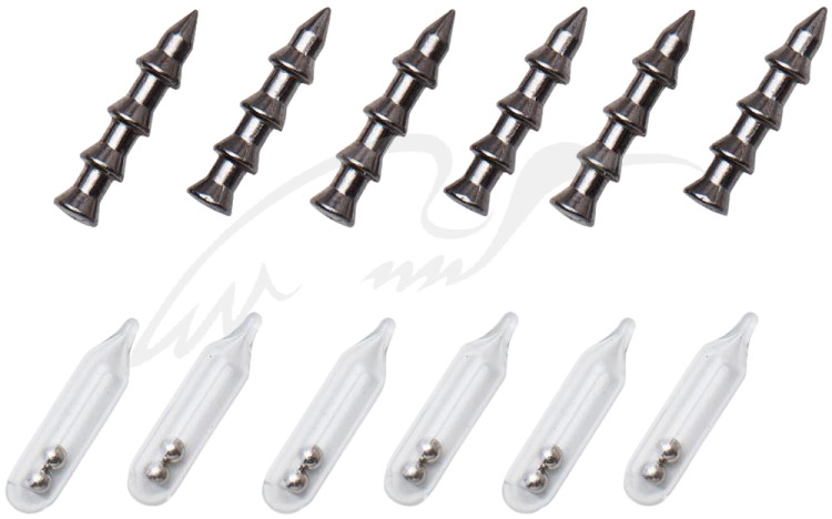 Набор Savage Gear Rattle & Spike Kit 1.9g шумовая капсула и утяжелитель (6+6 шт/уп)