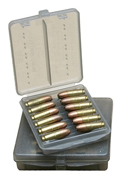Коробка для патронов MTM кал. 45 ACP. Количество - 18 шт. Цвет - дымчатый