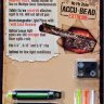 Мушка Dead Ringer Accu-Bead Extreme Single Pack (на планку 6.4; 8 і 9.5 мм). 3 кольорові вставки