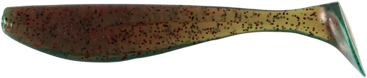 Силикон FishUP Wizzle Shad 2" #019 Motor Oil/Red (10шт/уп)