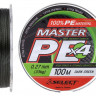 Шнур Select Master PE 100m (темн.-зел.) 0.27mm 33kg