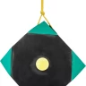 Мишень для стрельбы Yate Cube Polimix 8. 30x30x30 см. 40 lbs Black / Green