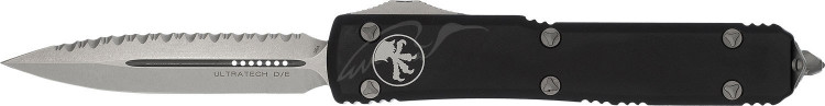 Ніж Microtech Ultratech Double Edge Stonewash FS серрейтор