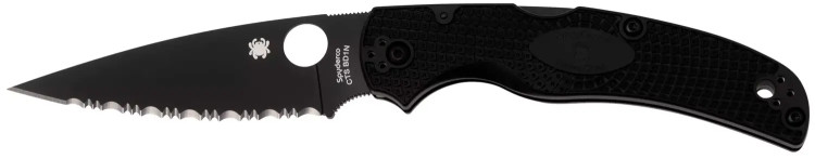 Ніж Spyderco Native Chief Lightweight BB Serrated FRN Black Ніж Spyderco Native Chief Lightweight BB Serrated FRN Black