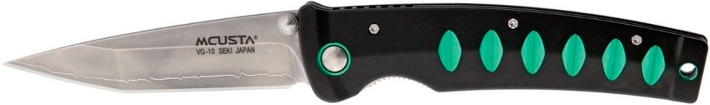 Нож MCUSTA Katana ц: черный/зеленый