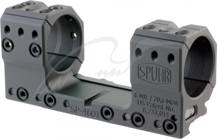 Моноблок Spuhr SP-4601. d - 34 мм. Medium. 6 MIL/20.6 MOA. Picatinny