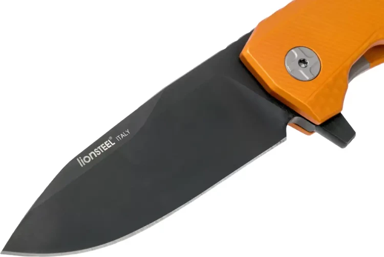 Нож Lionsteel ROK Aluminum Orange Black