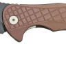 Ніж Lionsteel L.E.One Black Blade Aluminium Brown