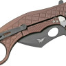 Ніж Lionsteel L.E.One Black Blade Aluminium Brown
