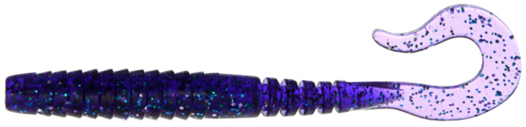 Силікон FishUP Vipo 2" #060 - Dark Violet/Павлина & Silver (10шт/уп)