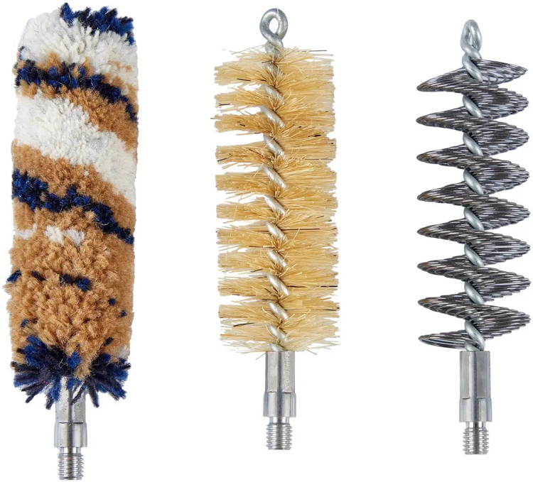 Набор ершиков MegaLine 127/L012. кал. 12. два ёршика. шерстяная пуховка. в блистере Набор ершиков MegaLine 127/L012. кал. 12. два ёршика. шерстяная пуховка. в блистере