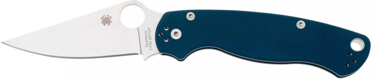 Ніж Spyderco Para Military 2 CPM SPY27 G-10 Blue