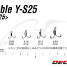 Тройник Decoy Y-S25 Treble #10 (8 шт/уп)