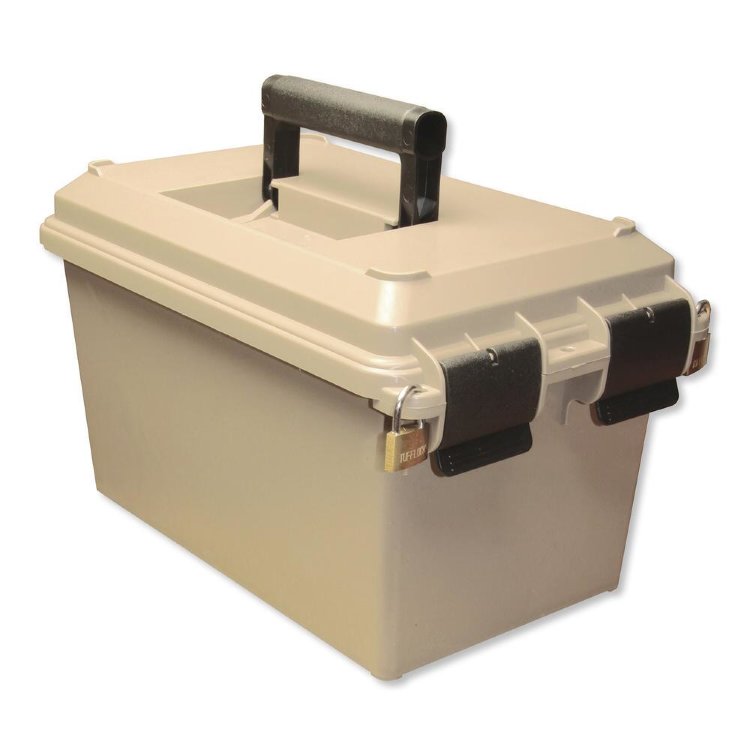 Коробка MTM Tactical Magazine Can на 15 магазинов для AR-15. Цвет - песочный Коробка MTM Tactical Magazine Can на 15 магазинов для AR-15. Цвет - песочный