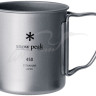 Термокружка Snow Peak MG-053R Ti-Double 450 Mug 450ml