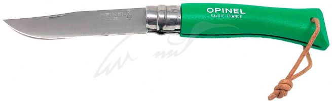 Ніж Opinel №7 Inox Trekking. Колір: зелений