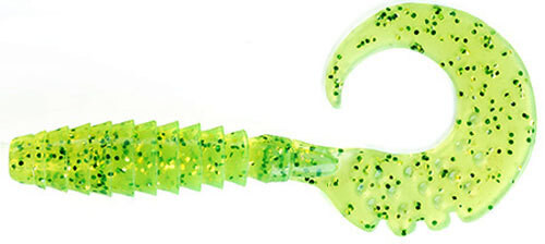 Силикон FishUP Fancy Grub 2" #026 - Flo Chartreuse/Green (10шт/уп)