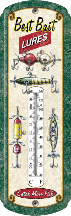 Термометр Riversedge Fishing Lure Tin Thermometer 45*12 см.