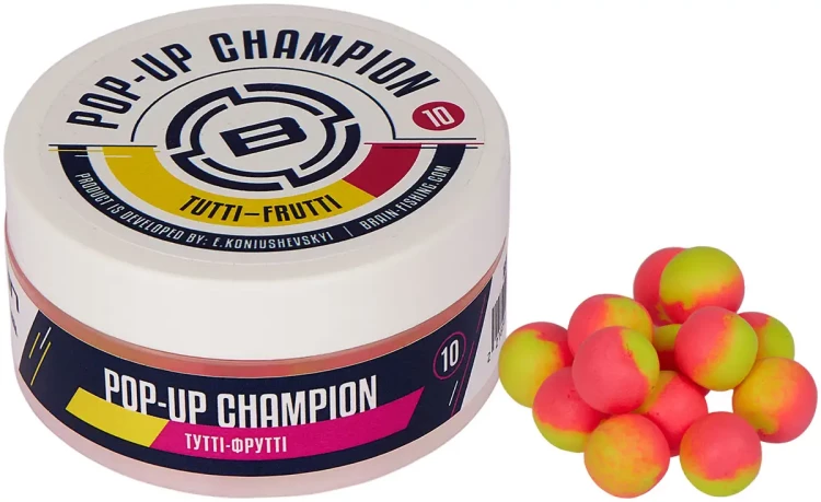 Бойли Brain Champion Pop-Up Tutti-Frutti (тутті-фрутті) 6mm 34g