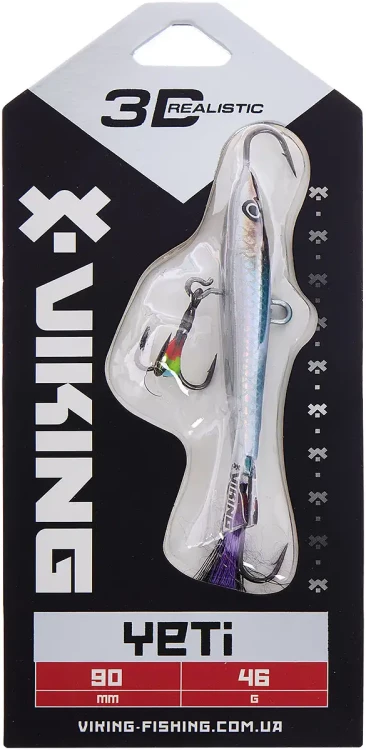 Балансир Viking Fishing Yeti Ice Jig 90mm 46.0g #11 Anchovy