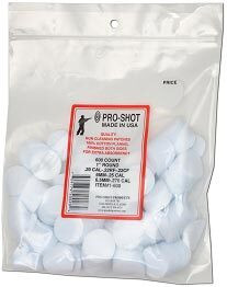 Патч для чистки Pro-Shot кал .22 - .270. Круглый. 600 шт/уп