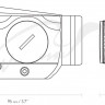 Прицел коллиматорный Hawke Vantage 1x25 - Weaver. Сетка 3 MOA Dot