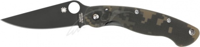 Нож Spyderco Military Black Blade camo