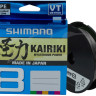 Шнур Shimano Kairiki 8 PE (Steel Gray) 150m 0.13mm 8.2kg
