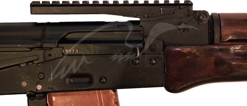 Планка-цілик АК 2000 для Сайги/Вепра. Weaver/Picatinny. L 16 см