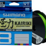 Шнур Shimano Kairiki 8 PE (Mantis Green) 150m 0.10mm 6.5kg